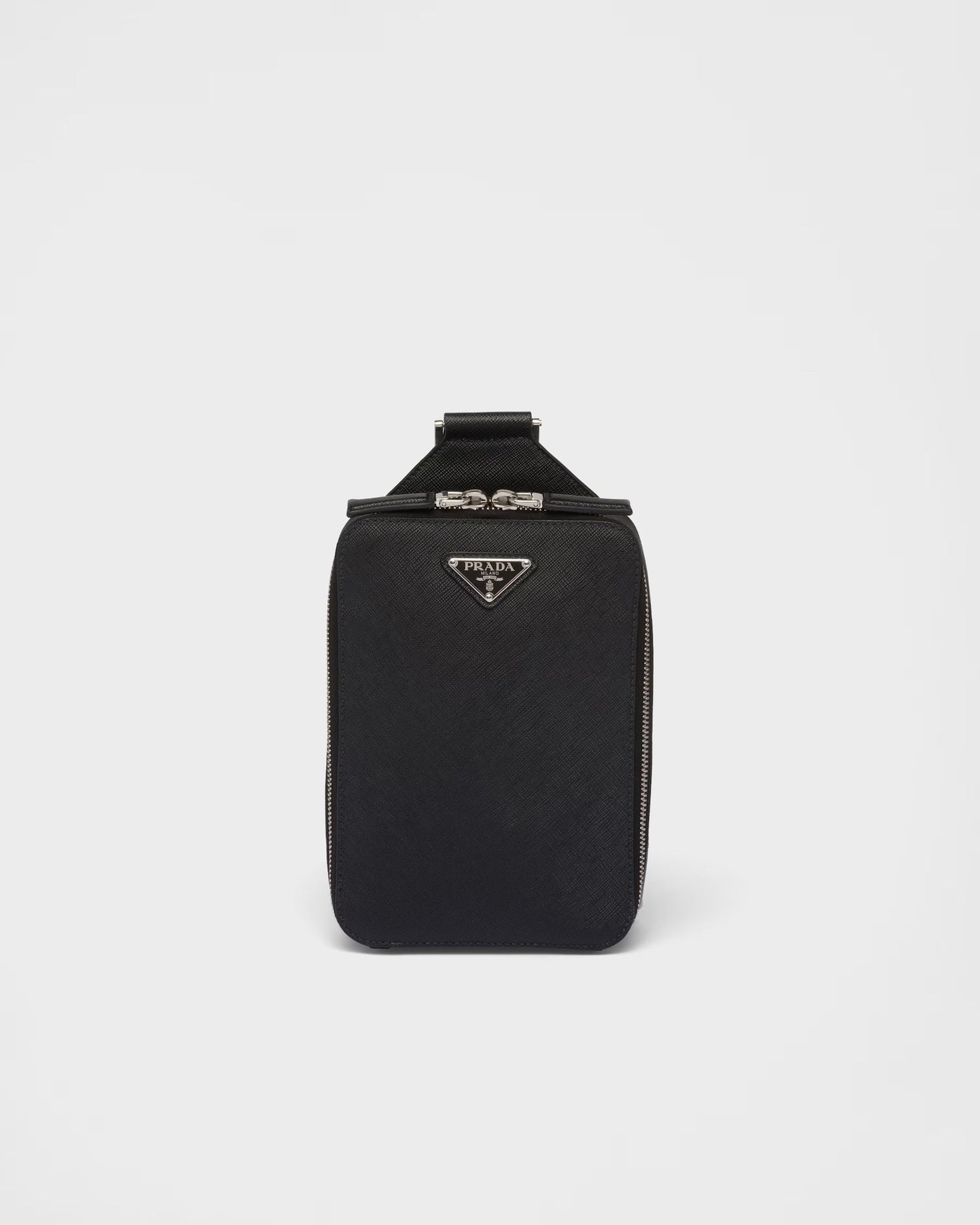 Sacoche Banane Prada en cuir