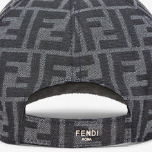 Casquette de baseball en tissu jacquard FF gris claire
