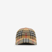 Casquette de baseball en coton mélangé Check