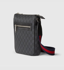 Sacoche noir Gucci bandoulière Tricolore ￼