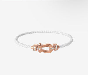 Bracelet Fred Blanc et Or rose