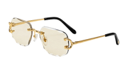 Lunettes soleil de Cartier or
