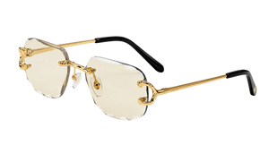 Lunettes soleil de Cartier or