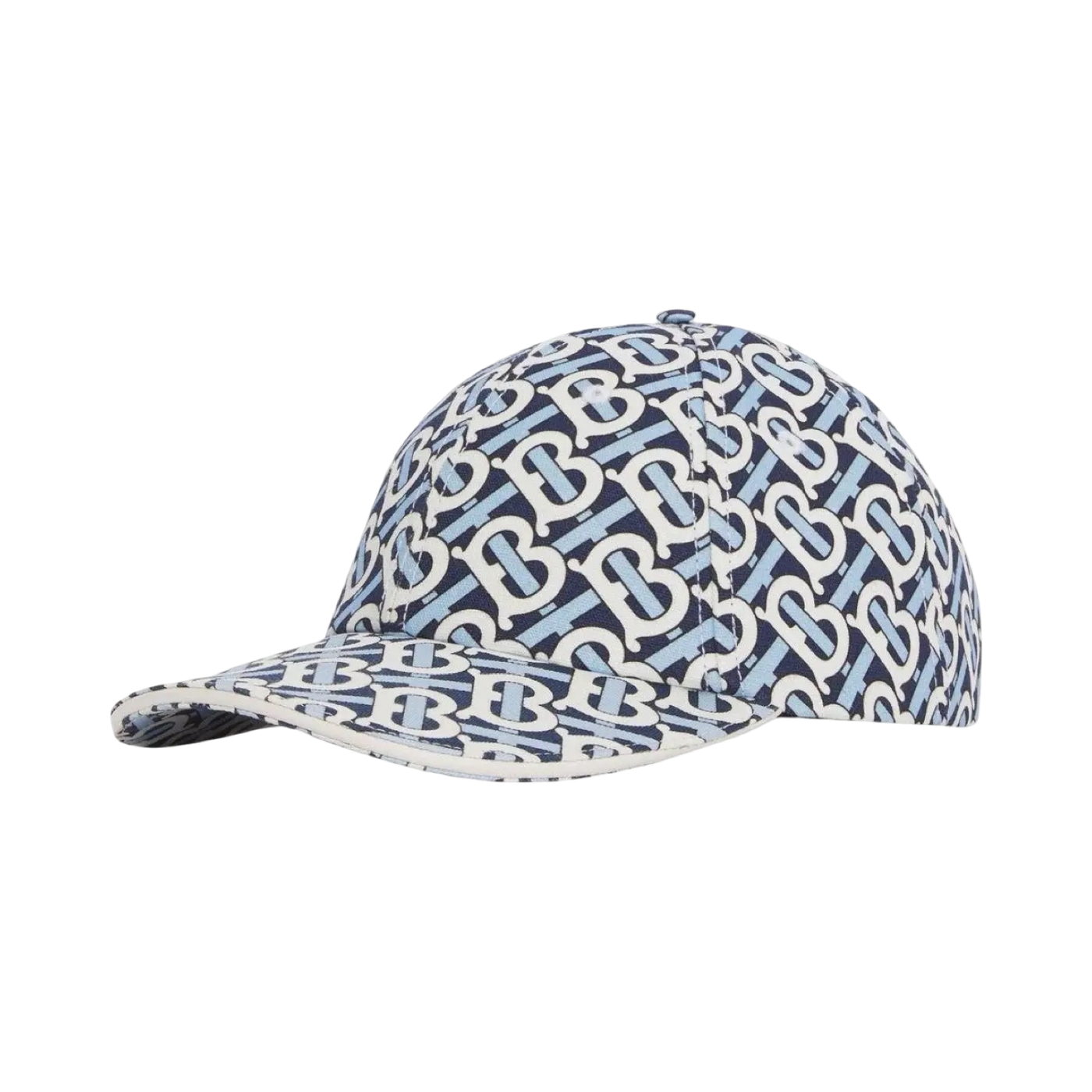 Casquette Burberry bleu et blanche