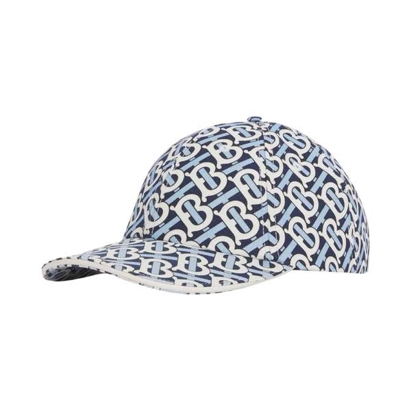 Casquette Burberry bleu et blanche