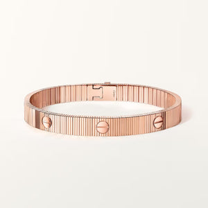 Bracelet Cartier souple en or rose