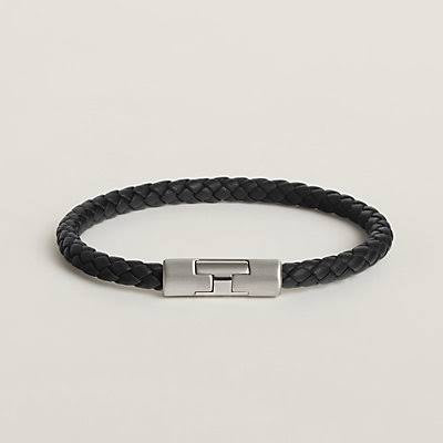 Bracelet Hermès Noir et argenté