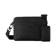 Sacoche LV trois en un Noir mat