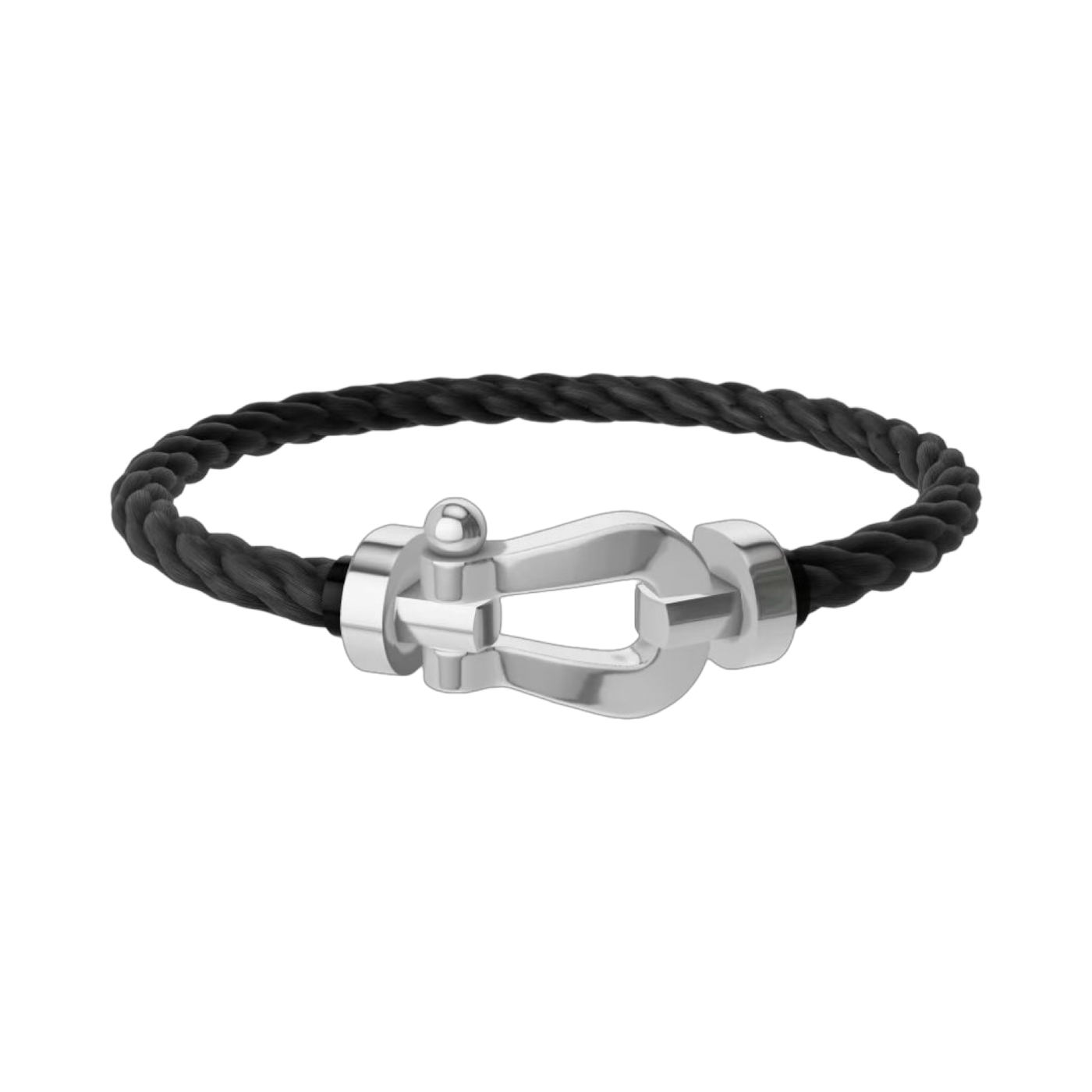 Bracelet Fred noir et argent