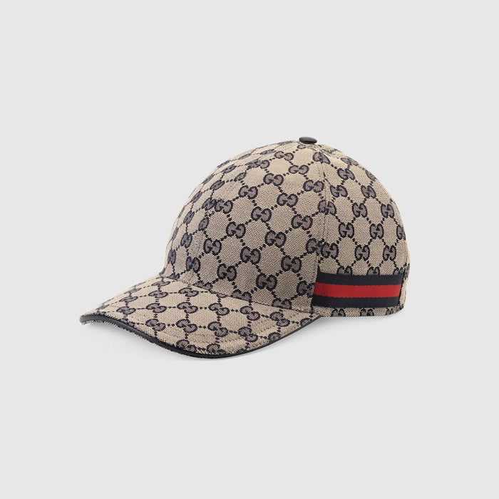 CASQUETTE EN TOILE ORIGINAL GG AVEC BANDE rouge