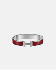 Bracelet Hermès gris et rouge